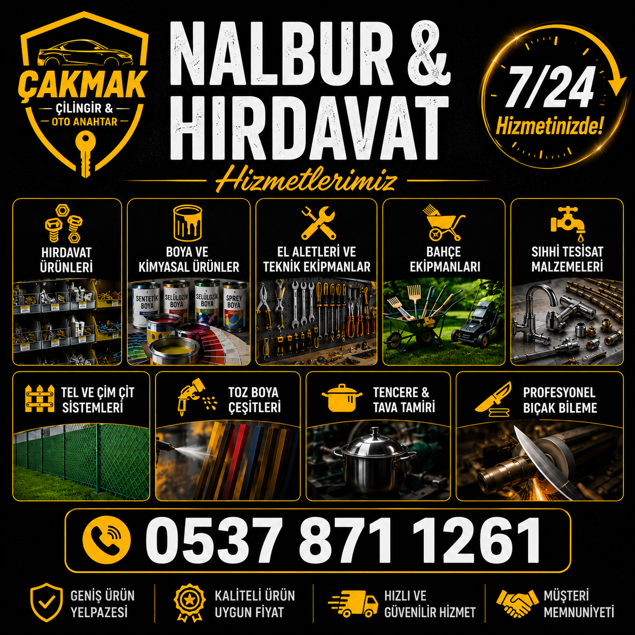 Nalbur ve hırdavat ürünleri